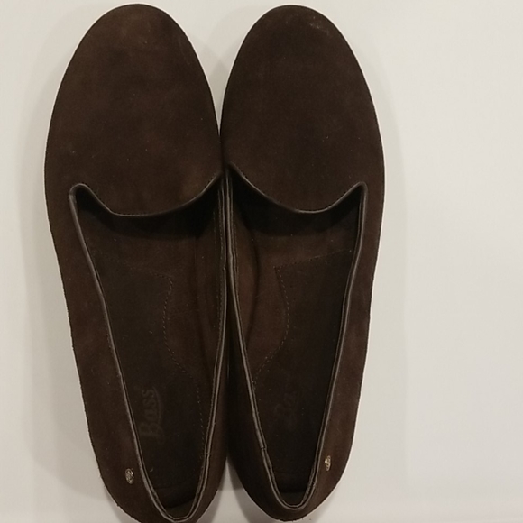 Women's Bass cocoa suede flats - Lucille - Picture 1 of 6